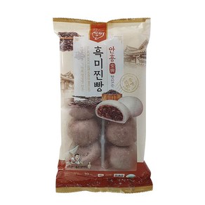 밀원본가 안흥찐빵 흑미쌀찐빵 500g (50g x 10개입) HACCP