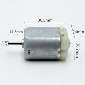 마부치 FC-280SA-2865 카본 브러시 모터 장난감 자동차 보트 모델용 고속 큰 토크 강한 자기 DC 3V 5V 6V 9V 23500RPM, 1개