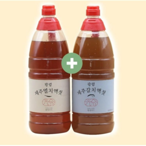 국내산 제주도 갈치액젓 2kg + 멸치액젓 2kg Set, 2개