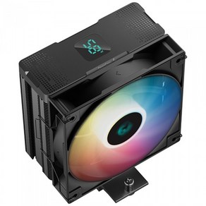 딥쿨 DEEPCOOL AG400 ARGB DIGITAL 싱글타워 공랭 CPU 쿨러 (BLACK), 1개