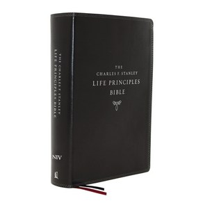 Niv Chales F. Stanley Life Pinciples Bible 2nd Edition Leathesoft Black Comfot Pint: Holy ... Imitation Leathe, Thomas Nelson