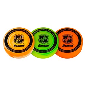 Fanklin Spots NHL Steet Hockey Pucks - No Bounc 프랭클린 스포츠 NHL 스트리트 하키 퍽 - 바운스 없음 실내 + 실외 거리 + 롤러 하