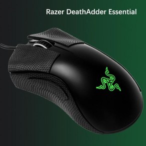 마우스 미끄럼 방지 스티커 그립 테이프 스케이트 수제 레이저 DeathAdder Essential/V2 X hypertoy용 땀