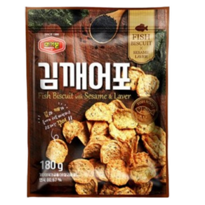 머거본 김깨 어포, 180g, 6개