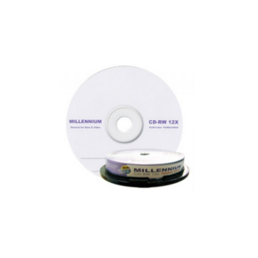 밀레니엄 CD-RW 케잌 700MB 12X, 1개