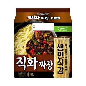 풀무원 생면식감 직화짜장 108.1g 4입 펜션음식 대용량식자재