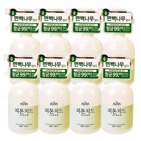 아우라 피톤치드 살균탈취제 500ml 숲속향, 8개