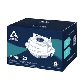 ARCTIC Alpine 23 AMD CPU 저소음 쿨러, 1개