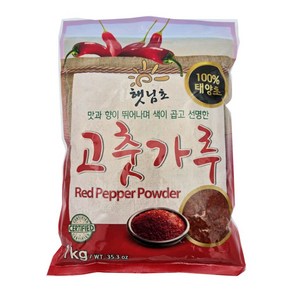 농우식품 햇님초_태양초 고춧가루 1kg, 1개