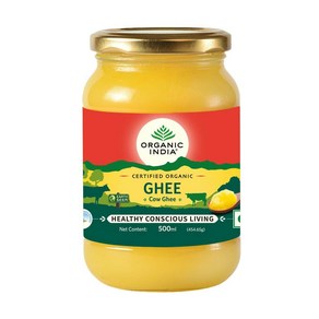 인도정품 Organic India 브랜드 유기농 카우 Ghee 기버터 (500 ml)