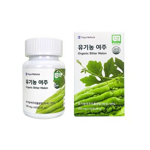 유기농 여주 여주추출물 여주정 여주환 여추추출분말 식약처HACCP, 60정, 1개