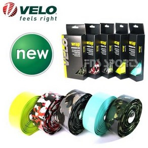 VELO 벨로 뉴칼라 코르크 핸들바테입 대만정품, 블랙/레드/화이트, 1개