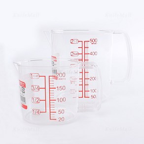 일본 나카야 일본수입 NAKAYA 500ml 계량컵 계량스푼 제과제빵, 투명, 1개