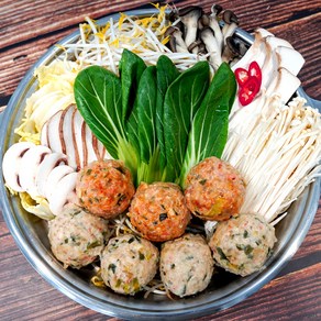 방이굴림만두 떼굴 만두전골 샤브샤브 굴림만두 밀키트 [원산지:상세설명에 표시], 1세트, 3.2kg