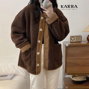 KARRA (77까지)캐주얼시어링점퍼_A4S0009