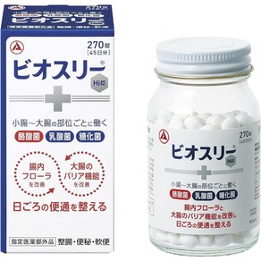 비오스리 270정 정장제 [부티르산균 / 당화균 / 유산균 함유] 변비나 물똥에 일본발송, 1개