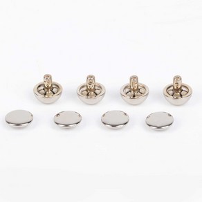볼록 가시메알 12X5.5MM - 니켈 4세트, 단품, 4개