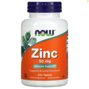 나우푸드 Zinc 5 mg 250정, 1개, 기본