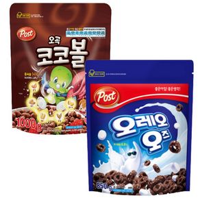 [달담박스]동서 포스트 오레오오즈 850g+오곡코코볼 1000g, 2개