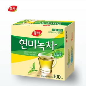 [동서식품] 현미녹차 (업소용), 1.3g, 10개, 100개입