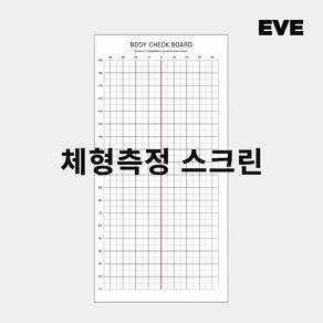 바디체크보드_3type 체형스크린 체형분석 체형측정스크린 셀프몸매교정표 자세교정격자표, 현수막천, 일반형, 1개