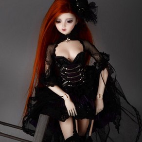 돌모아 구체관절인형의상 56cm 60cm SD13 고스로리 코스튬 드레스 세트 SD - Royantoro Dress Set (Black) - LE30 [B1-6-1]