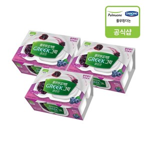 [풀무원 다논] 그릭 콩포트 블루베리 (140gX2입)X3개, 140g, 6개