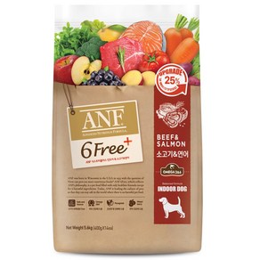 ANF 전연령 소고기 유기농 6Fee 애견사료, 1개, 6kg