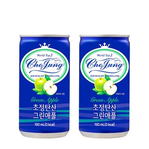 초정탄산 그린애플, 190ml, 30개