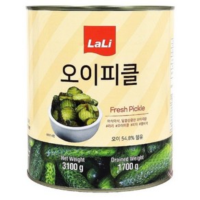 라리 오이피클 슬라이스 3.1kg, 6개