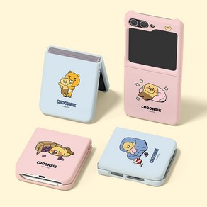 갤럭시Z플립5 카카오프렌즈 춘식이 카툰 슬림 하드케이스 S2B