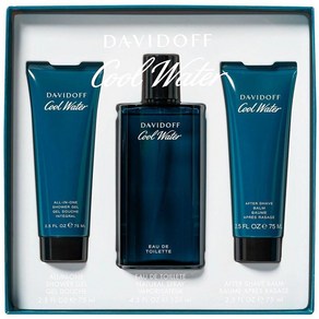 다비도프 쿨 워터 남성 3종 세트 Davidoff Cool Wate Men 3 Piece Set, 75ml, 1개