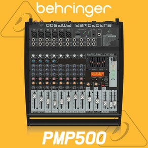 [정품] 베링거 PMP500 파워드 믹서 12채널 500W 멀티이펙터 오디오 믹서