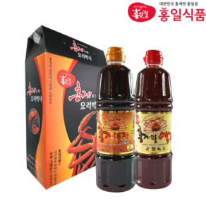 홍일 홍게맛장 골드900ml+액젓 900ml 선물세트 선물박스포함 편스토랑 홍게간장 W.A.T.B, 900ml, 1개