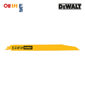 디월트 DWAR160 터프 컷쏘날 철거용 못박힌목재 소방 12인치 10TPI 낱개, 1개