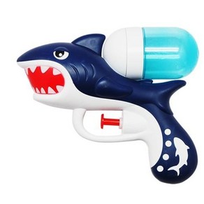 키즈물총 워터밤 공룡 물총 물놀이 워터건 수영장, 2500 상어물총-민트