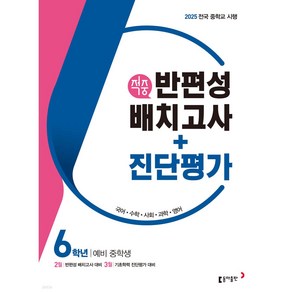 2025 적중 반편성 배치고사 + 진단평가