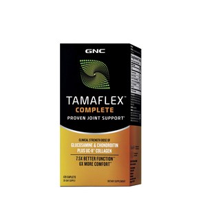 GNC 타마플렉스 컴플리트 프로븐 조인트 서포트 글루텐 프리 무설탕 캐플렛, 1개, 120개입, 120정