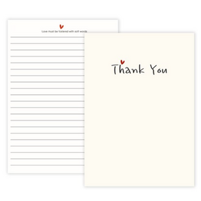 말풍선 편지지 50p, Thank you, 1개