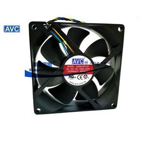 컴퓨터PC AVC 9025 92MM 90MM 팬 90x90x25mm 92x92x25mm CPU 냉각 DS09225R12H 12V 0.5A PWM 4 핀 포함, [02] 3PIN, 02 3PIN