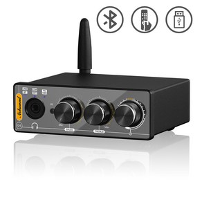 Nobsound Q4 미니 블루투스 5.0 스테레오 리시버 USB DAC 플레이어 COAX/OPT D/A 오디오 컨버터, 한개옵션0