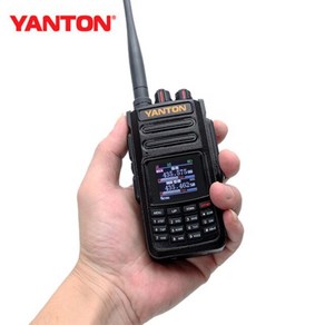 휴대용 워키토키 아마추어 햄 라디오 송수신기 hf 양방향 uhf vhf T 680UV 10W, 1.Black