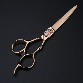 커스터마이징 로고 로즈 골드 헤어 가위 이발사 이발 숱가위 미용, 1개, 3.cutting scisso
