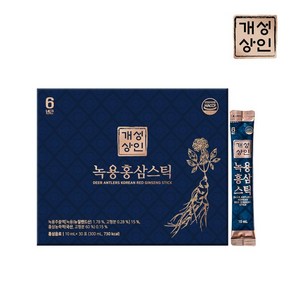 개성상인 개성상인 녹용홍삼스틱 10ml 30포 /전용쇼핑백, 30회분, 1개