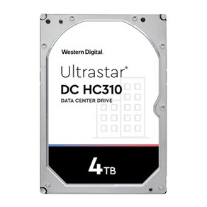 [Western Digital] Ultrastar HDD 4TB DC HC310 HUS726T4TALA6L4 |(SATA3/ 7200rpm/ 256MB/ PMR/ 5년)