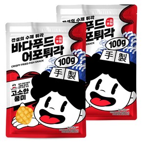 바다푸드 어포튀각 일품수제, 100g, 2개