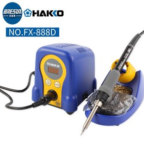 HAKKO FX-888D 디지털 ESD 납땜 스테이션 온도 고 휴대폰 SMD PCB 수리 용품 70W, 02 chinese FX-888D_02 220V EU, 1개