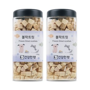 건강한펫 동결건조 볼락 130g, 2개