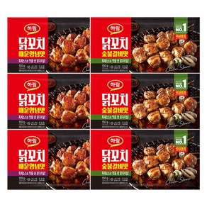 하림 닭꼬치 매운양념맛150g + 숯불갈비맛 150g 각3팩, 6팩, 150g, 1개