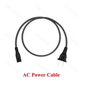 오리지널 드론 배터리 충전기 및 AC 전원 케이블 DJI 매빅 2 프로 줌 액세서리 60W, AC Powe Cable, 1개